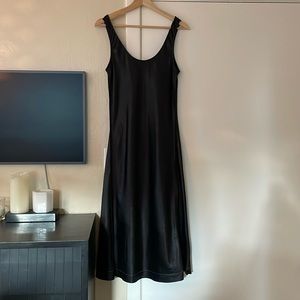 Acne Studios Black Slip Tank Dress